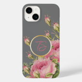 Girly Pink Roses Case-Mate iPhone Case (Achterkant)