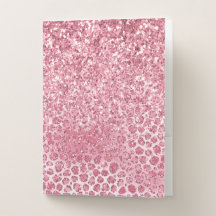 Girly Pink Sparkle Glitter Leopard Print  
