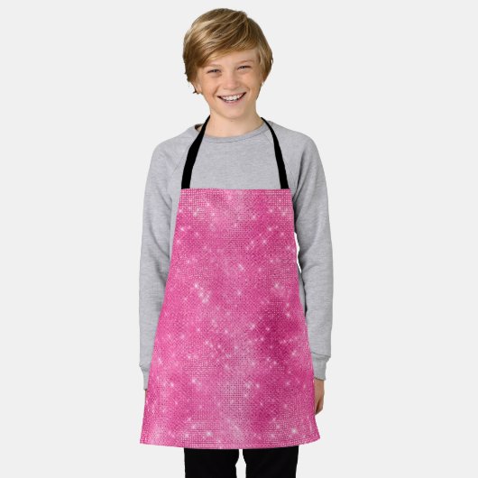 Girly Pink Sparkle Schort (Gedragen)