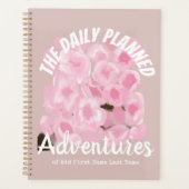 Girly Pink Spring Custom Name Sakura Blossom Planner (Voorkant)