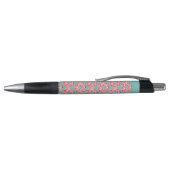 Girly Pink Sprinkles Donuts Pattern Personalized Pen (Bovenkant)