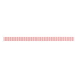 Girly Pink Stripes Birthday Grosgrain Lint