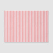 Girly Pink Stripes Birthday Tissuepapier (Voorkant)
