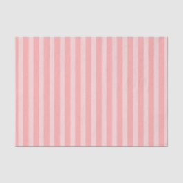 Girly Pink Stripes Birthday Tissuepapier