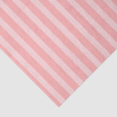 Girly Pink Stripes Birthday Tissuepapier (Detail)