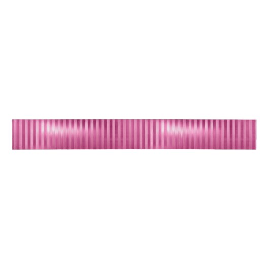 Girly Pink Stripes Grosgrain Lint (Voorkant)