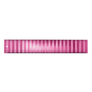  Girly Pink Stripes Lineaal