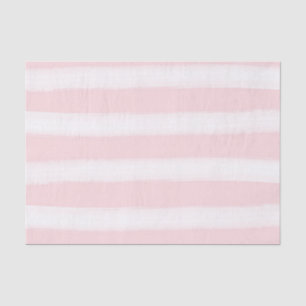 Girly Pink Stripes Tissuepapier