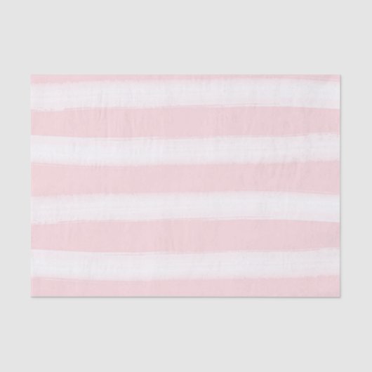 Girly Pink Stripes Tissuepapier (Voorkant)