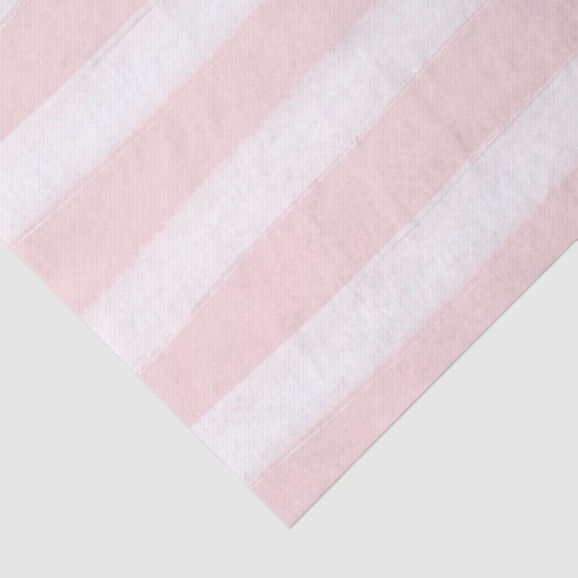 Girly Pink Stripes Tissuepapier (Detail)