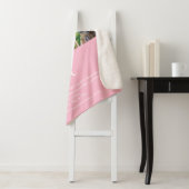 Girly Pink tante Definition 6 Foto Collage Sherpa Deken (In situ)