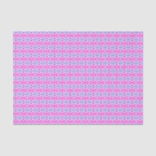 Girly Pink Turquoise Blue Geometrische Deco Patroo Tissuepapier