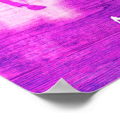 Girly Pink Unicorn Personalized Poster (Hoek)