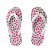 Girly Pink Watermelon Kinder Teenslippers (Voetbed)