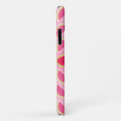 Girly Pink Watermelon Monogram Case-Mate iPhone Case (Achterkant/rechts)