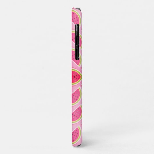 Girly Pink Watermelon Monogram Case-Mate iPhone Case (Achterkant/links)