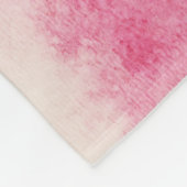 Girly Pink Waterverf Black & White Tribe Elephant Fleece Deken (Hoek)