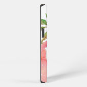 Girly Pink Waterverf Floral Pattern iPhone Hoesje (Rechterkant)