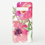 Girly Pink Waterverf Floral Pattern Samsung Galaxy S10  Hoesje<br><div class="desc">en vrouwelijk,  dit levendige roze waterverf bloempatroon kenmerkt een paar diepe roze bloemen met stromende takken die een aanraking van groen toevoegen. Het voegt een trendy en fashionable blik aan uw slimme telefoon toe.</div>