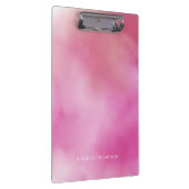 Girly Pink Waterverf Ombre Klembord (Rechts)