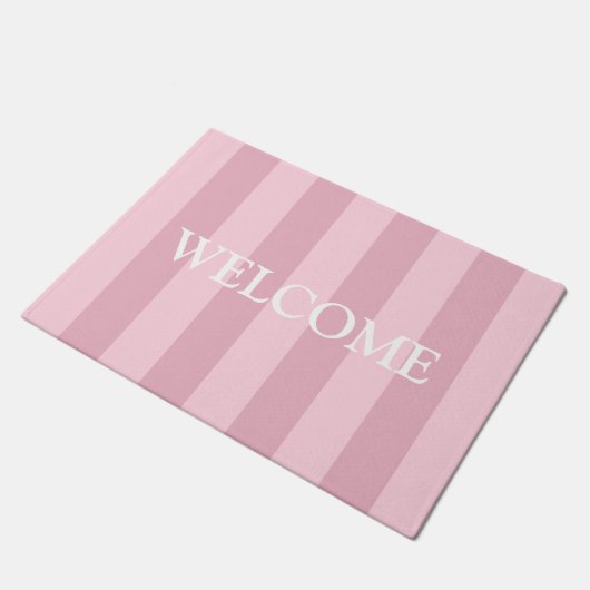 Girly Pink Welkom Mat (Schuin)