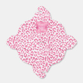 Girly Pink White Leopard Spots Bedankdoosjes (Uitgevouwen)