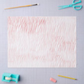Girly Pink White Waterverf Animal Zebra Print Tissuepapier (Craft)