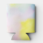 Girly Pink Yellow Blue Tie Dye Blikjeskoeler (Achterkant)