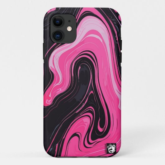Girly Pinky Marble Case-Mate iPhone Case (Achterkant)