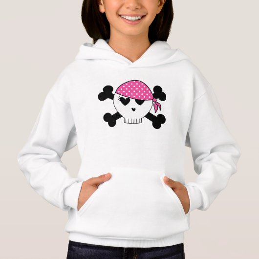 Girly Pirate Skull (Voorkant)