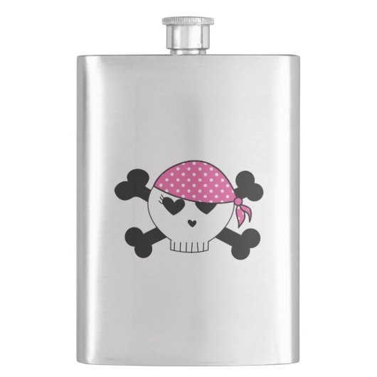 Girly Pirate Skull Flacon (Voorkant)