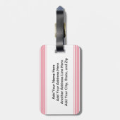 Girly Pirates Bagagelabel (Achterkant verticaal)