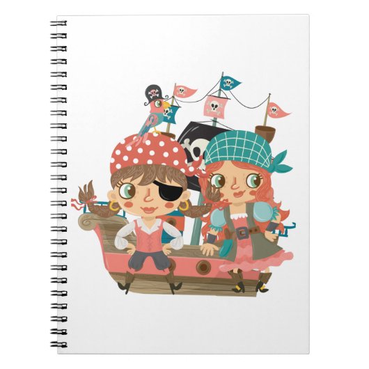 Girly Pirates Notitieboek (Voorkant)