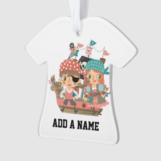 Girly Pirates Ornament (voorkant)