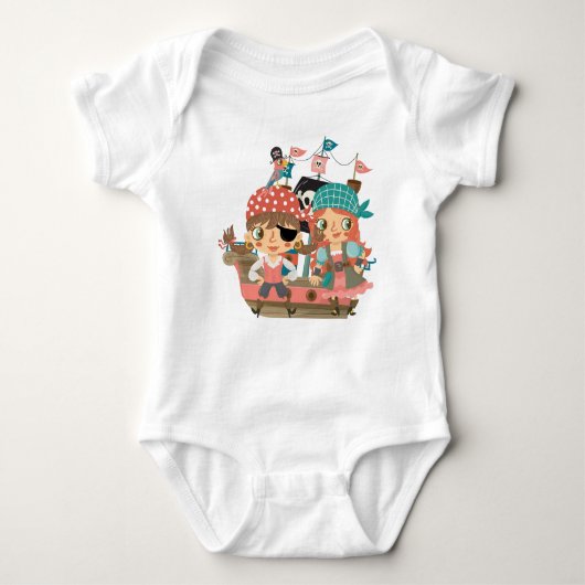 Girly Pirates Romper (Voorkant)