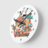 Girly Pirates Ronde Klok (Hoek)