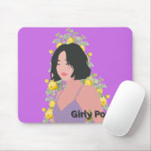Girly pop Bob mouse pad Muismat (Met muis)