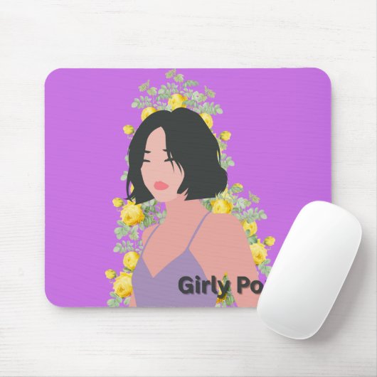 Girly pop Bob mouse pad Muismat (Met muis)