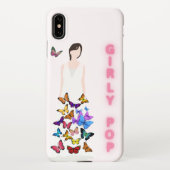 Girly pop butterfly phone case  iPhone hoesje (Achterkant)