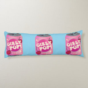 Girly Pop Cherry Soda Blikje Retro Y2K Roze Lichaamskussen