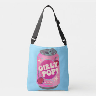 Girly Pop Cherry Sodawaterblik Retro Y2K Roze Crossbody Tas
