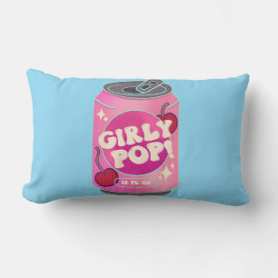 Girly Pop Cherry Sodawaterblik Retro Y2K Roze Kussen