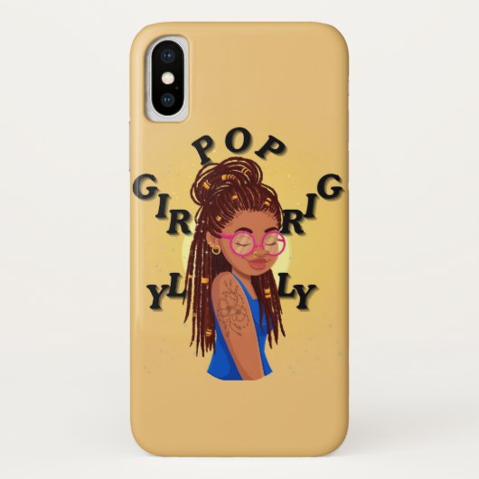 Girly pop locs phone case (Achterkant)
