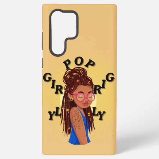 Girly pop locs phone case samsung galaxy hoesje (Achterkant)