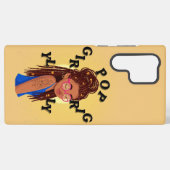 Girly pop locs phone case samsung galaxy hoesje (Achterkant horizontaal)