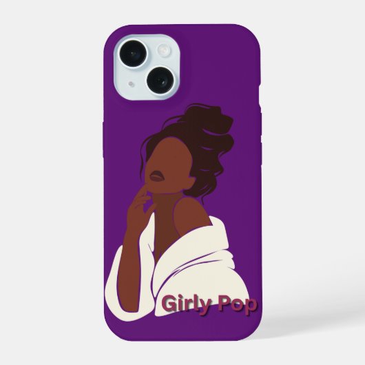 Girly pop phone case iphone 15 (Achterkant)