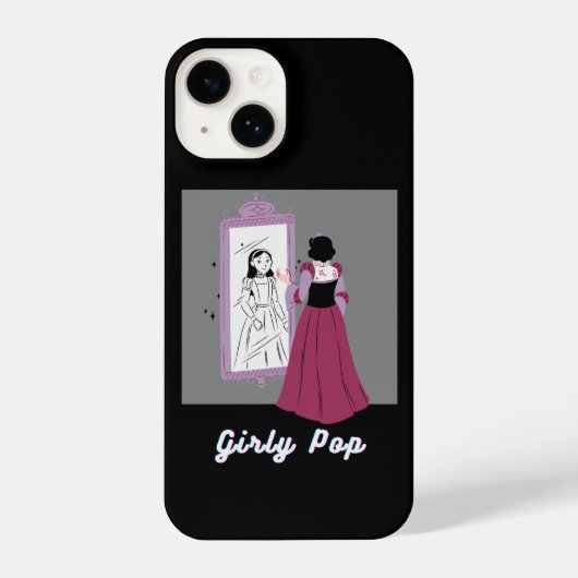 Girly pop phone case iPhone hoesje (Achterkant)