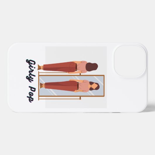 Girly pop phone case iPhone hoesje (Achterkant horizontaal)