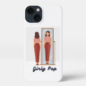 Girly pop phone case iPhone hoesje (Achterkant)