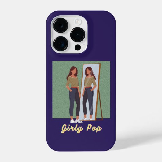 Girly pop phone case iPhone hoesje (Achterkant)